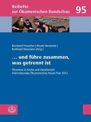 cover image of ... und führe zusammen, was getrennt ist